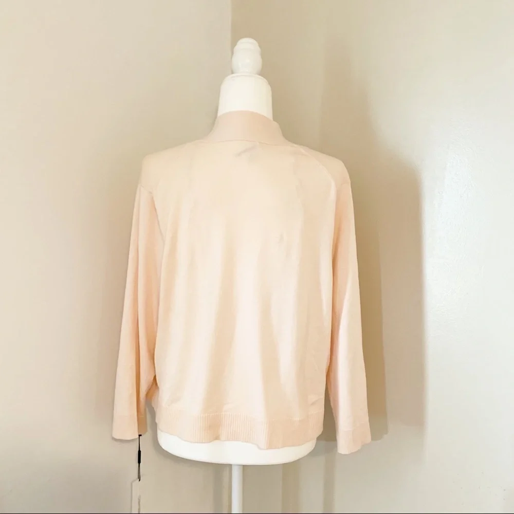 Calvin Klein NWT shrug light peach color